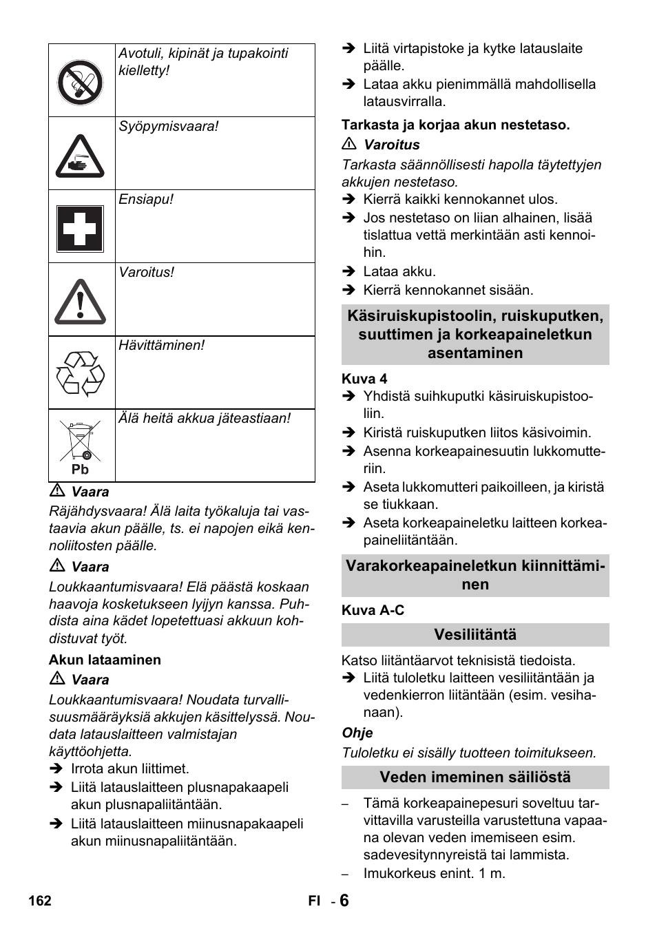 Karcher HDS 1000 De User Manual | Page 162 / 428