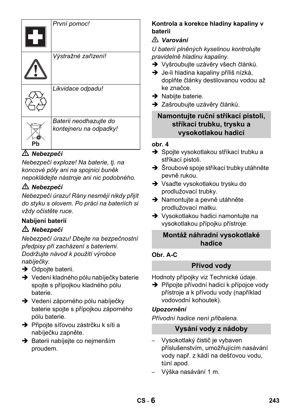 Karcher HDS 1000 De User Manual | Page 243 / 428