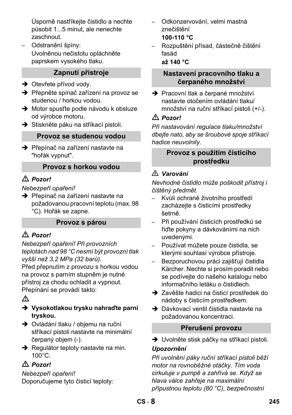 Karcher HDS 1000 De User Manual | Page 245 / 428