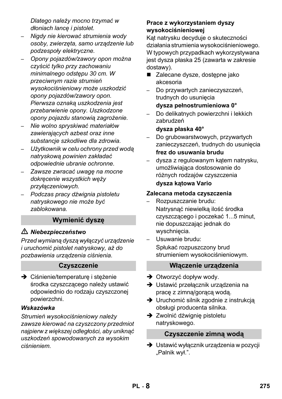 Karcher HDS 1000 De User Manual | Page 275 / 428