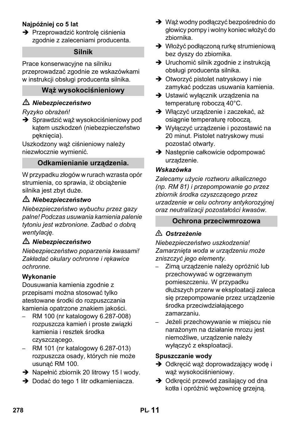 Karcher HDS 1000 De User Manual | Page 278 / 428