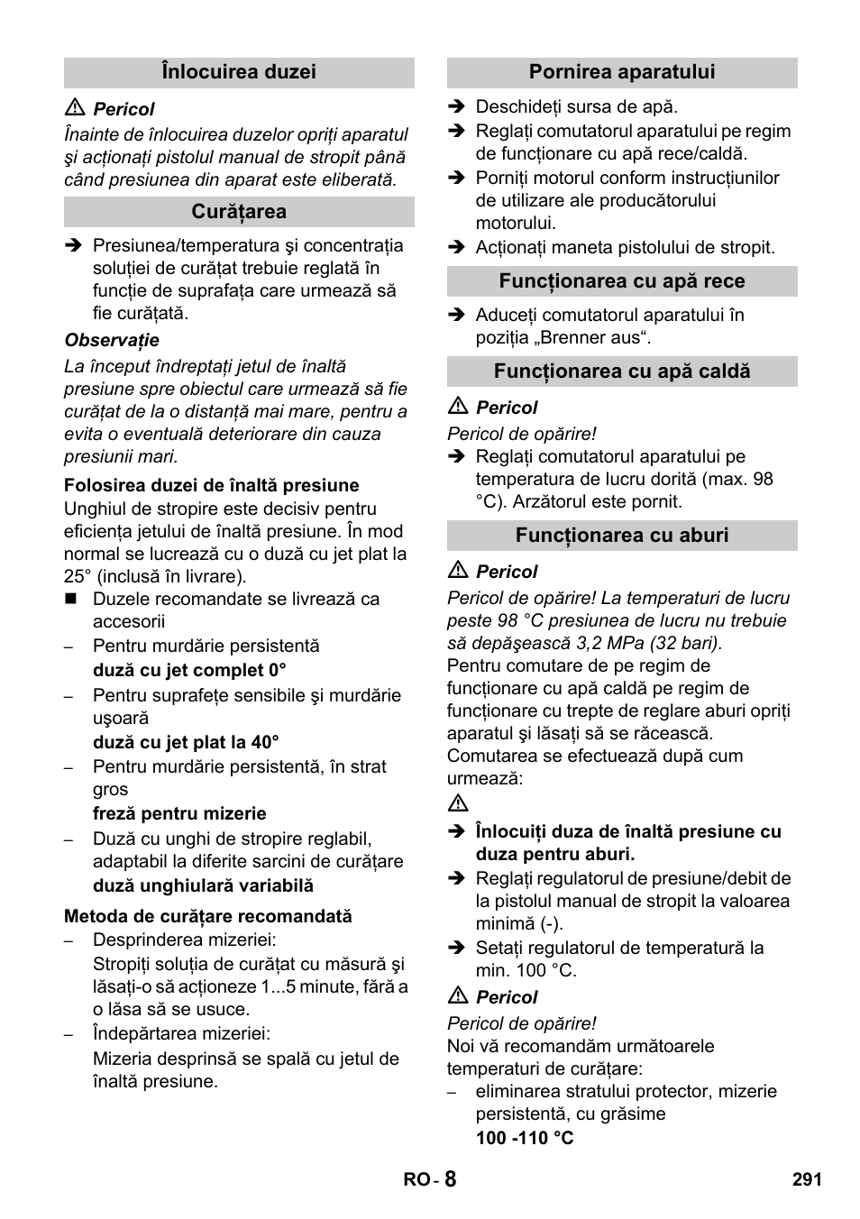 Karcher HDS 1000 De User Manual | Page 291 / 428