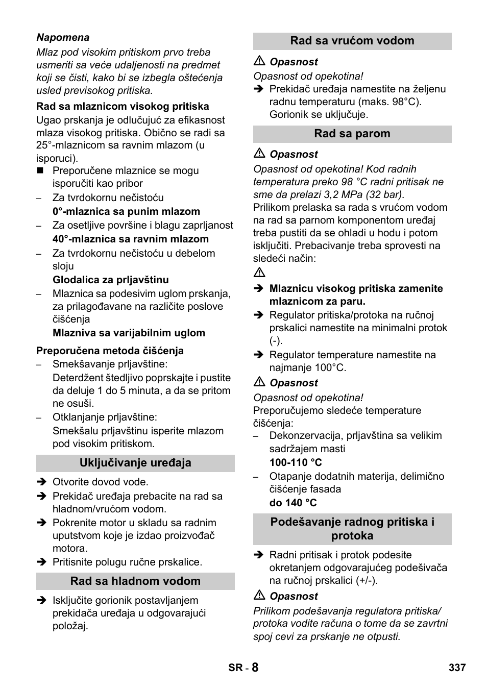 Karcher HDS 1000 De User Manual | Page 337 / 428