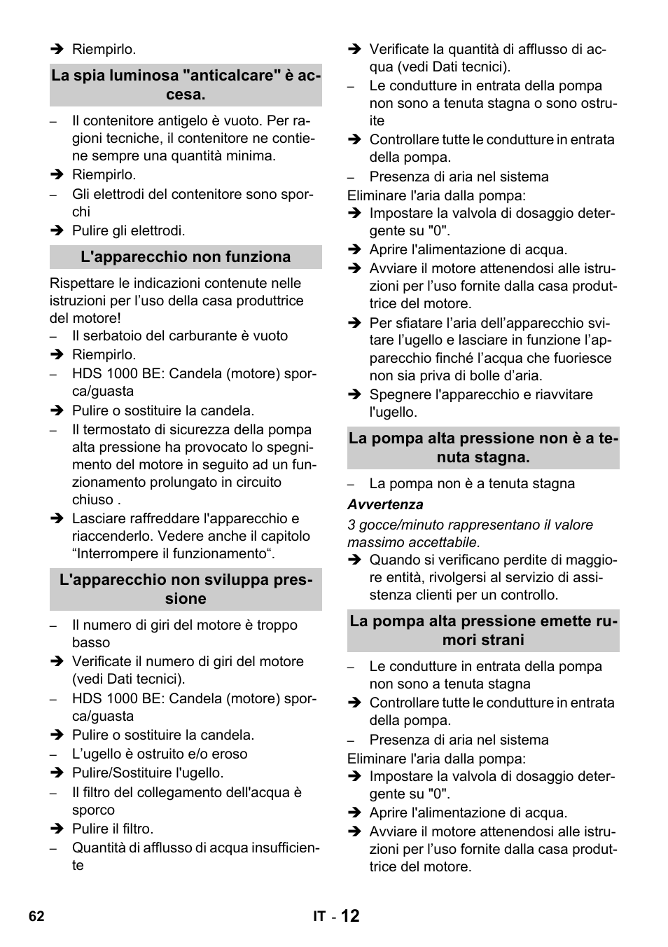 Karcher HDS 1000 De User Manual | Page 62 / 428