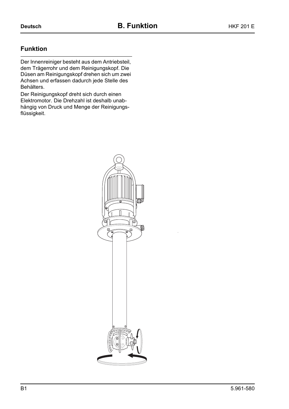 B. funktion | Karcher HKF 201 E User Manual | Page 6 / 160
