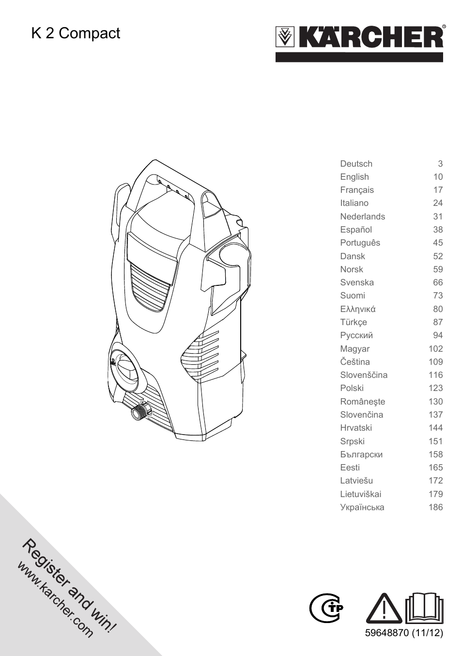 Karcher K 2 Compact Car User Manual | 196 pages