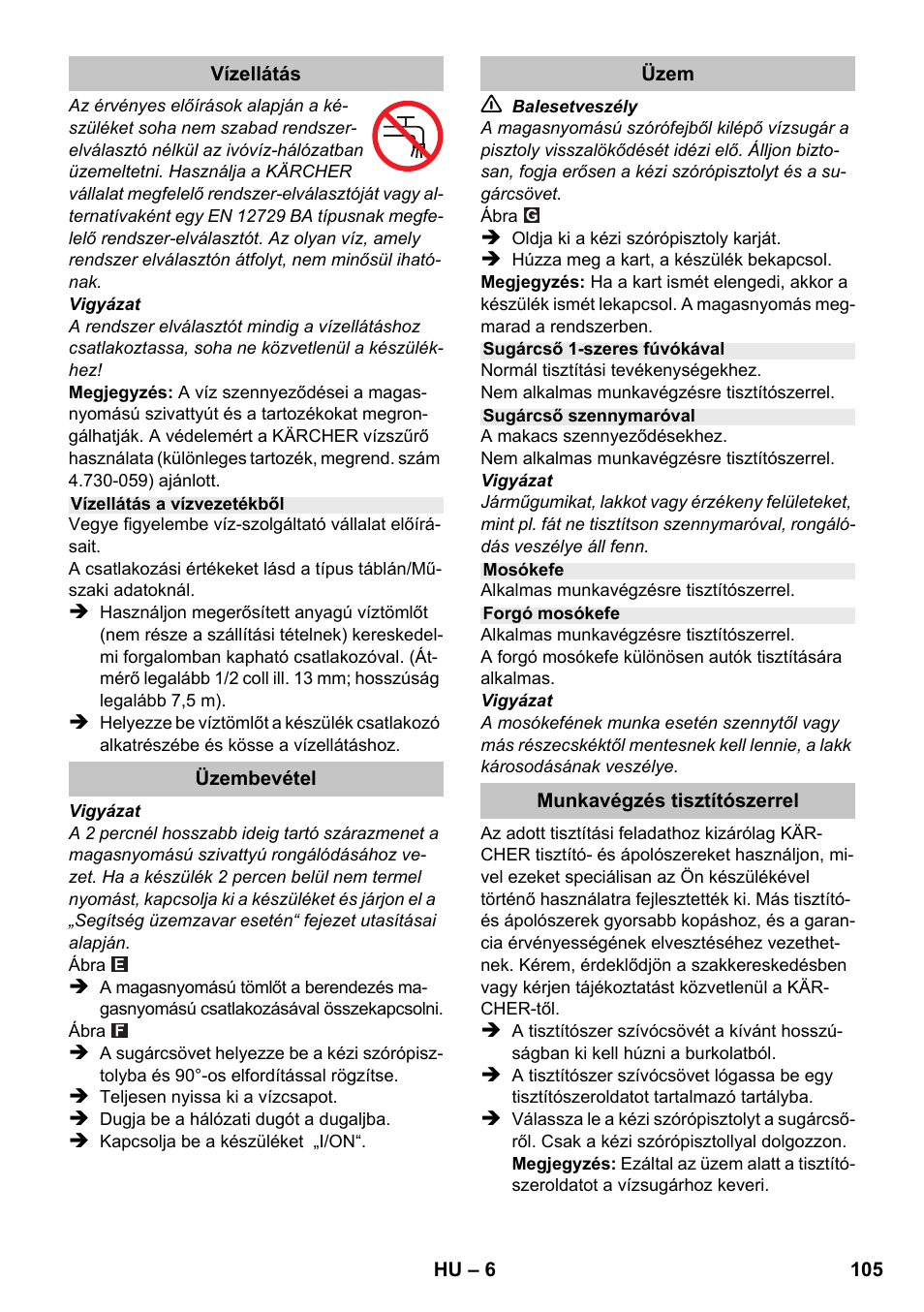 Karcher K 2 Compact Car User Manual | Page 105 / 196