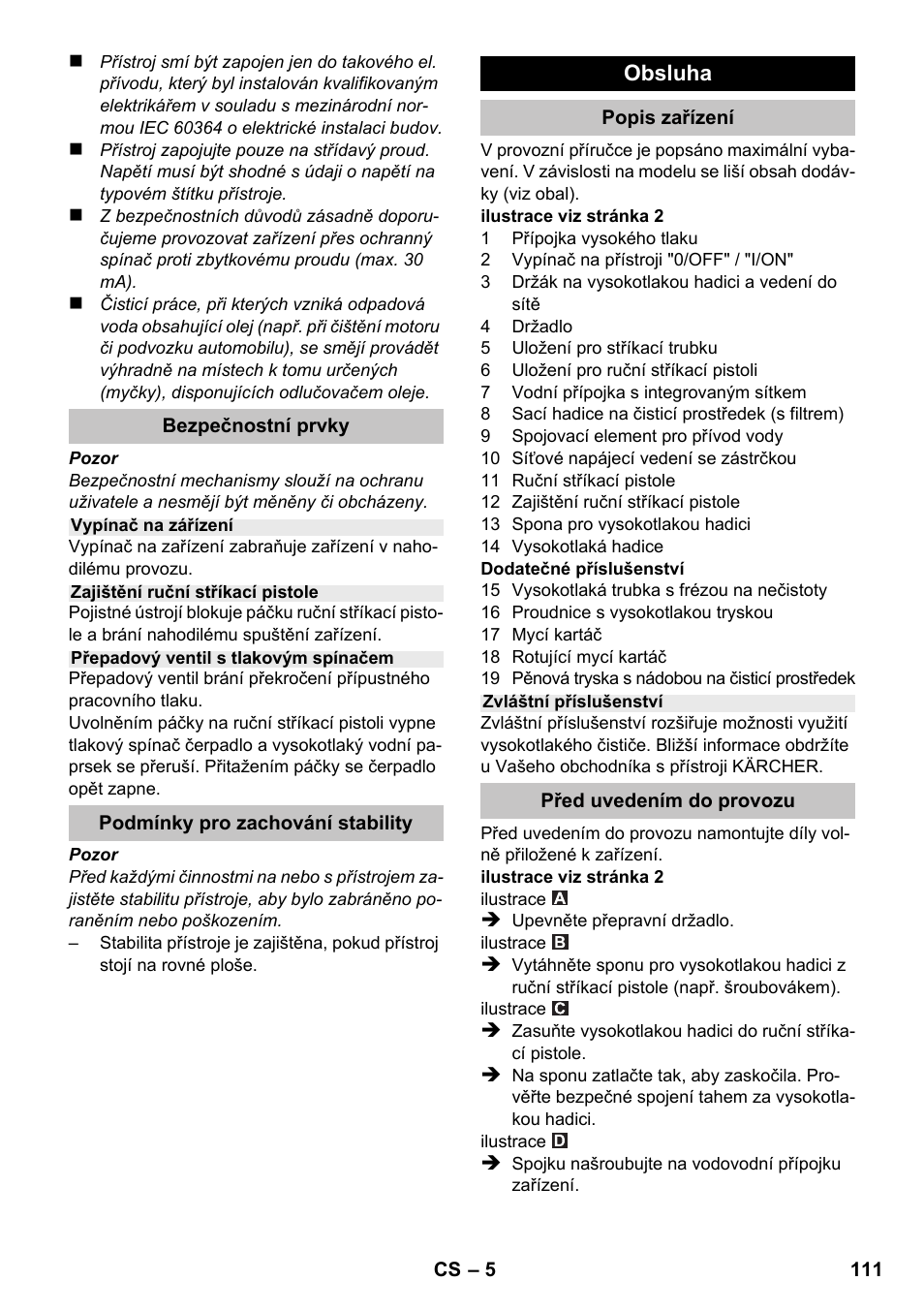 Karcher K 2 Compact Car User Manual | Page 111 / 196