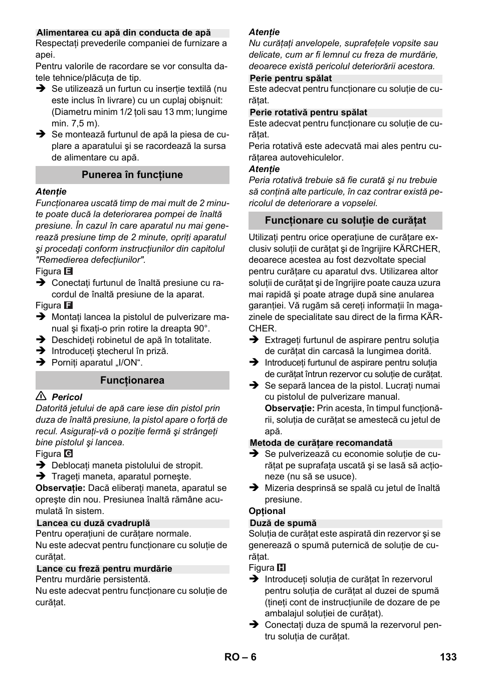 Karcher K 2 Compact Car User Manual | Page 133 / 196