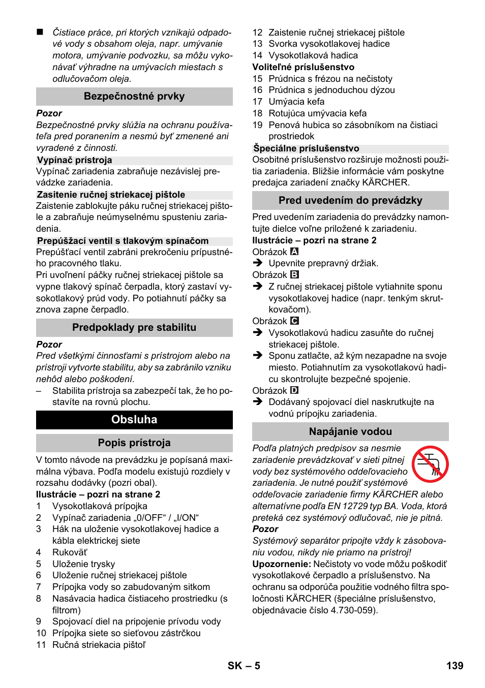 Karcher K 2 Compact Car User Manual | Page 139 / 196