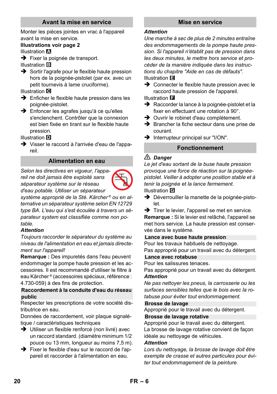 Karcher K 2 Compact Car User Manual | Page 20 / 196