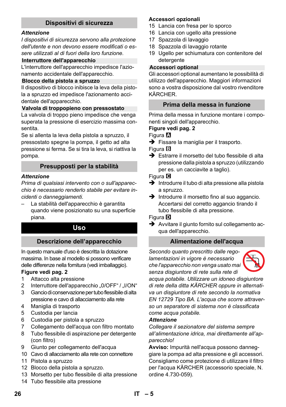Karcher K 2 Compact Car User Manual | Page 26 / 196