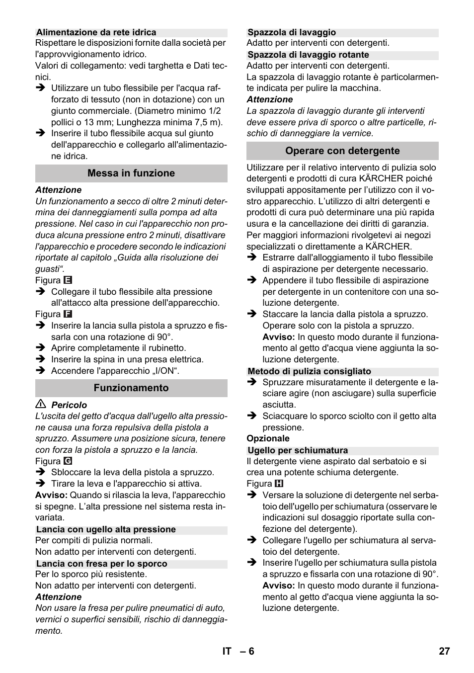 Karcher K 2 Compact Car User Manual | Page 27 / 196