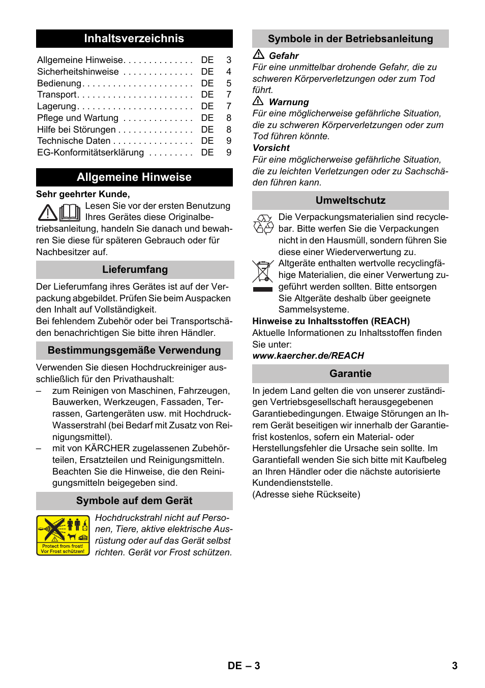 Deutsch, Italiano | Karcher K 2 Compact Car User Manual | Page 3 / 196