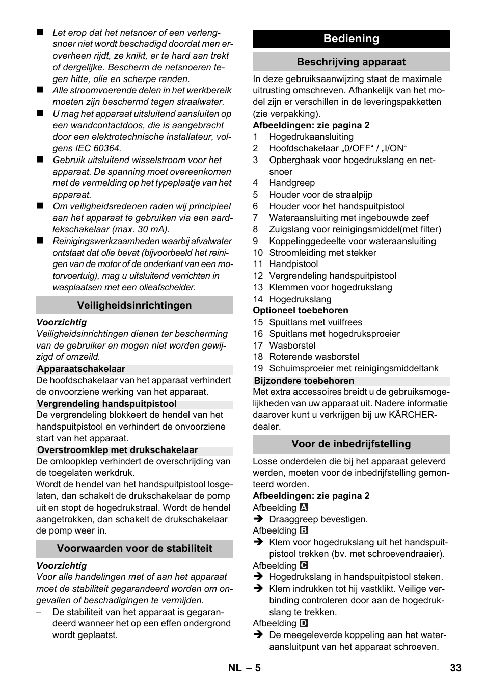 Karcher K 2 Compact Car User Manual | Page 33 / 196