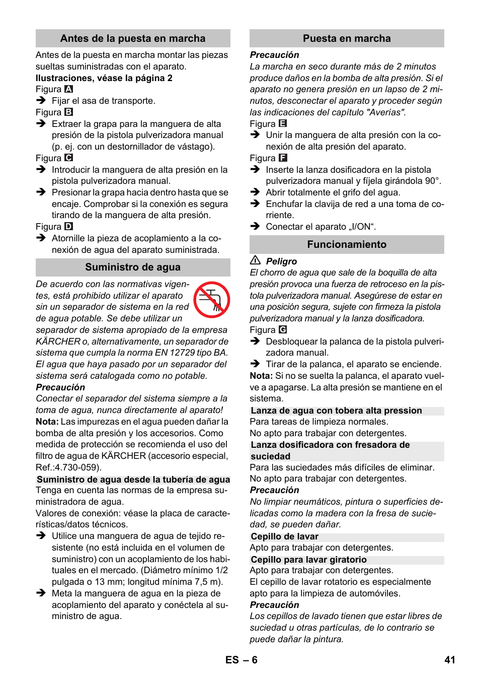 Karcher K 2 Compact Car User Manual | Page 41 / 196