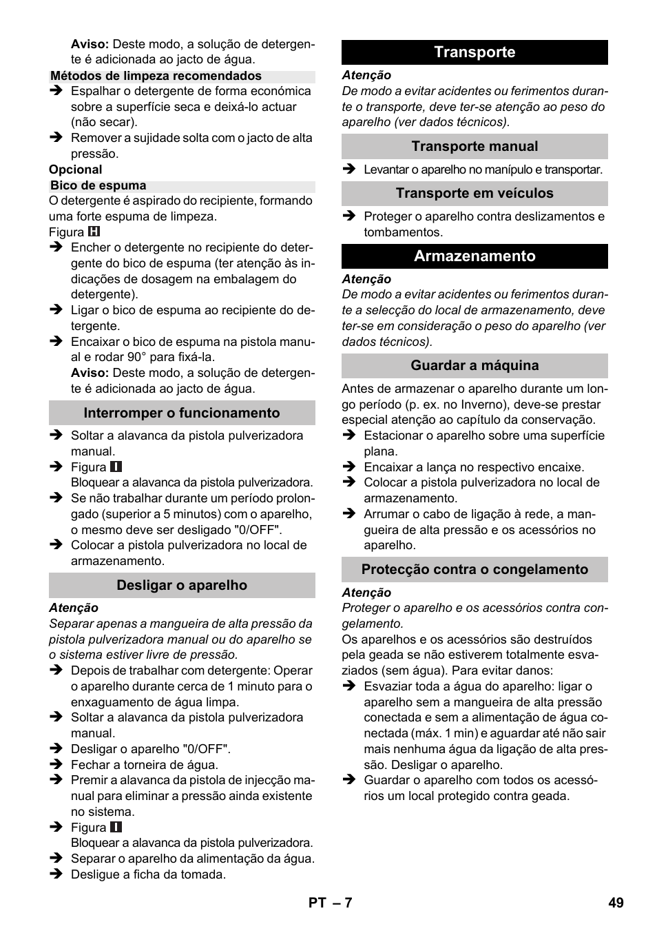 Karcher K 2 Compact Car User Manual | Page 49 / 196