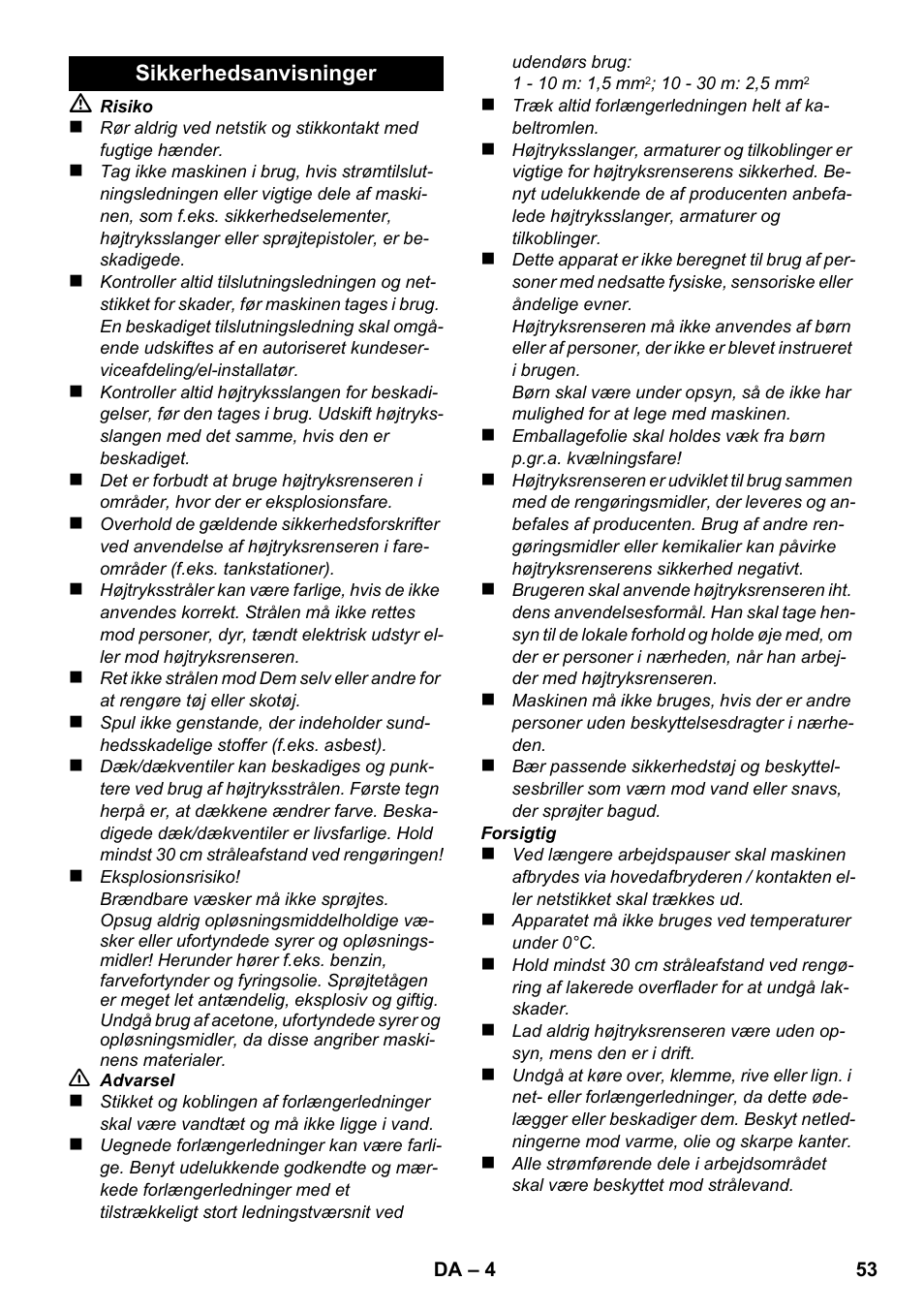 Karcher K 2 Compact Car User Manual | Page 53 / 196