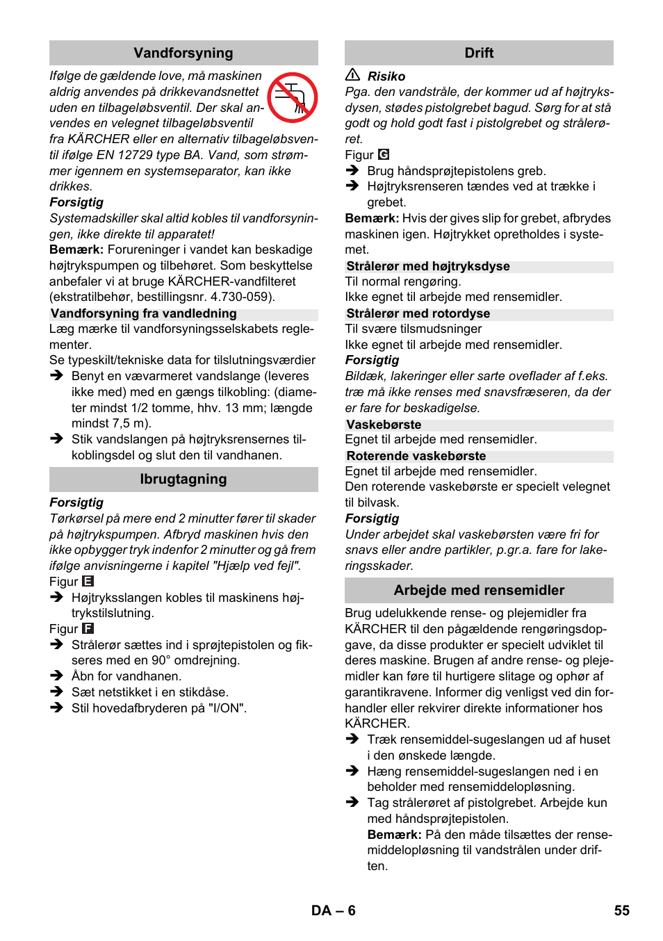 Karcher K 2 Compact Car User Manual | Page 55 / 196