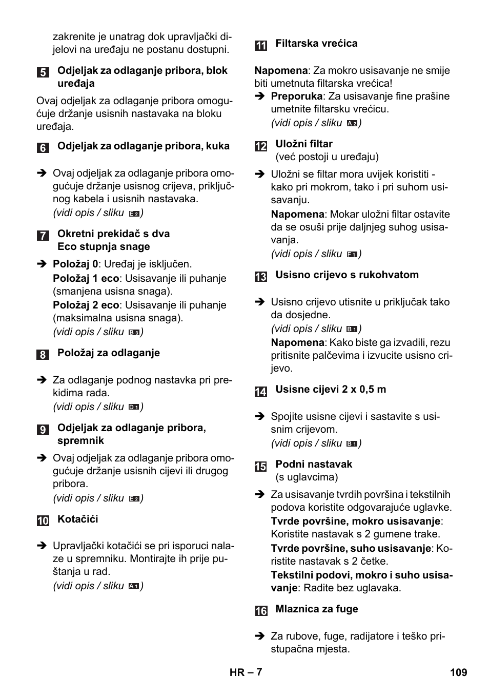 Karcher WD 5-800 eco!ogic User Manual | Page 109 / 158