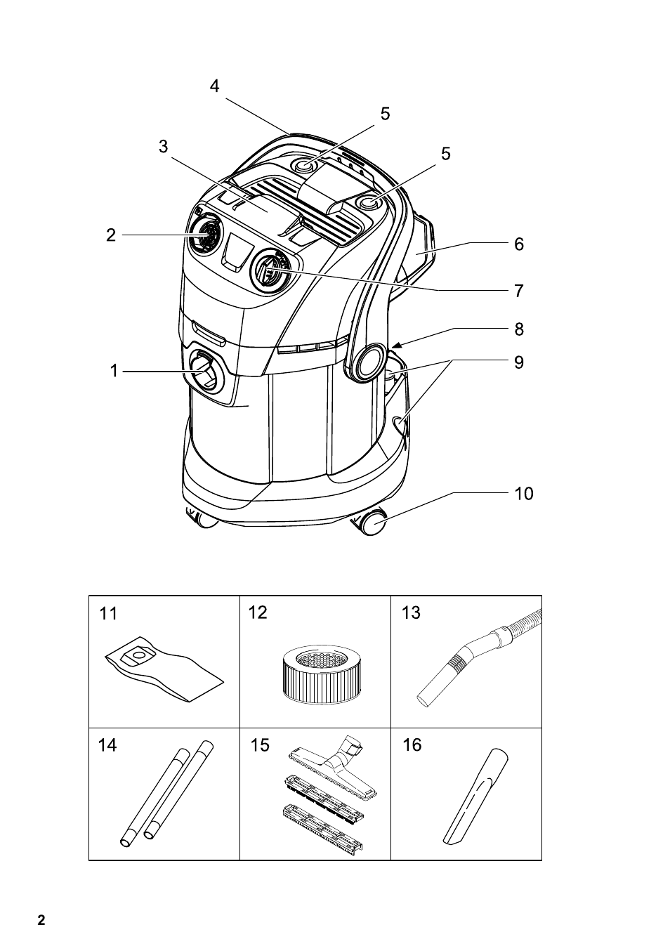 Karcher WD 5-800 eco!ogic User Manual | Page 2 / 158