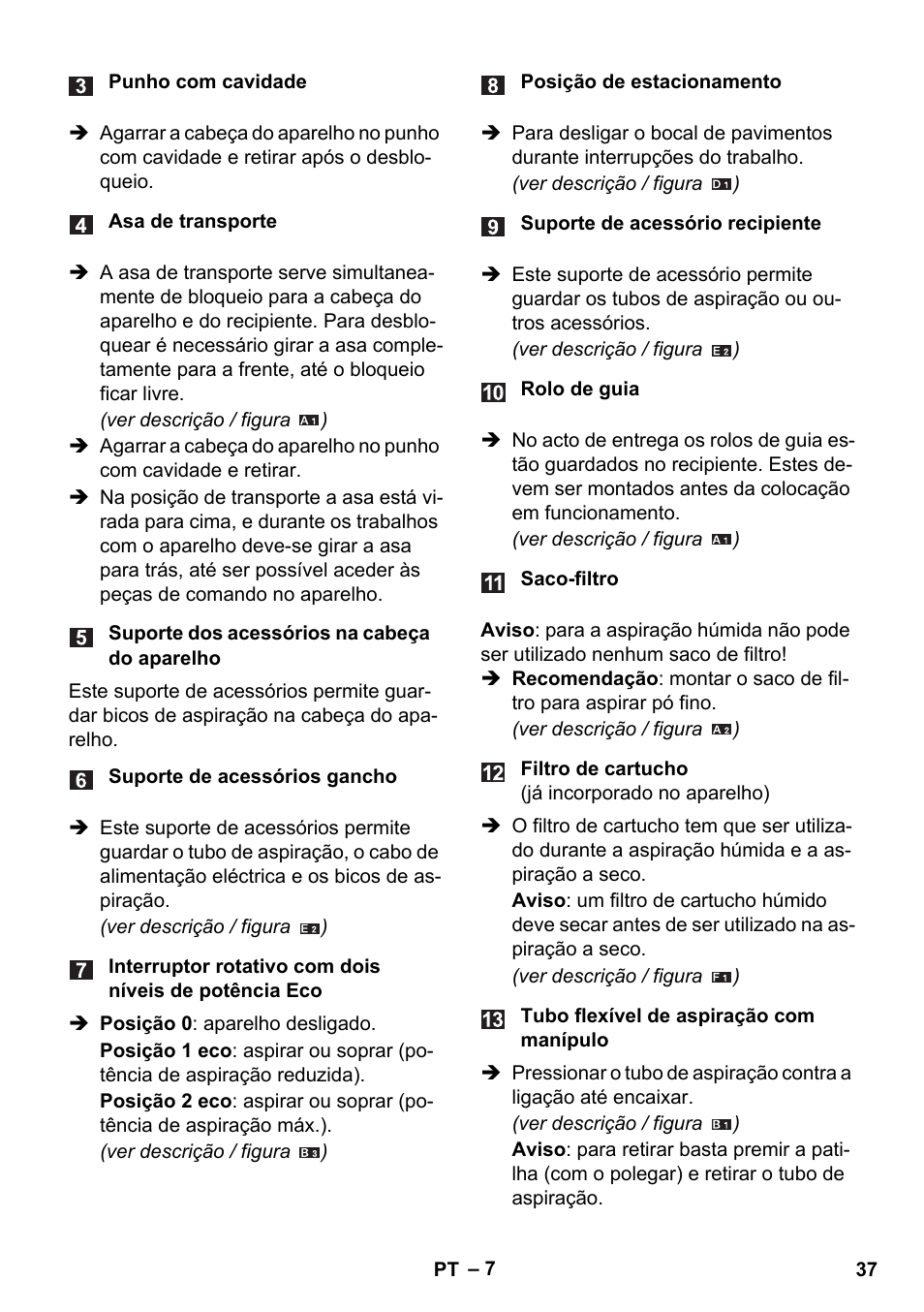 Karcher WD 5-800 eco!ogic User Manual | Page 37 / 158