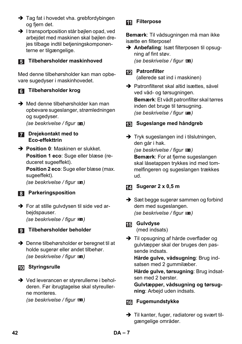 Karcher WD 5-800 eco!ogic User Manual | Page 42 / 158