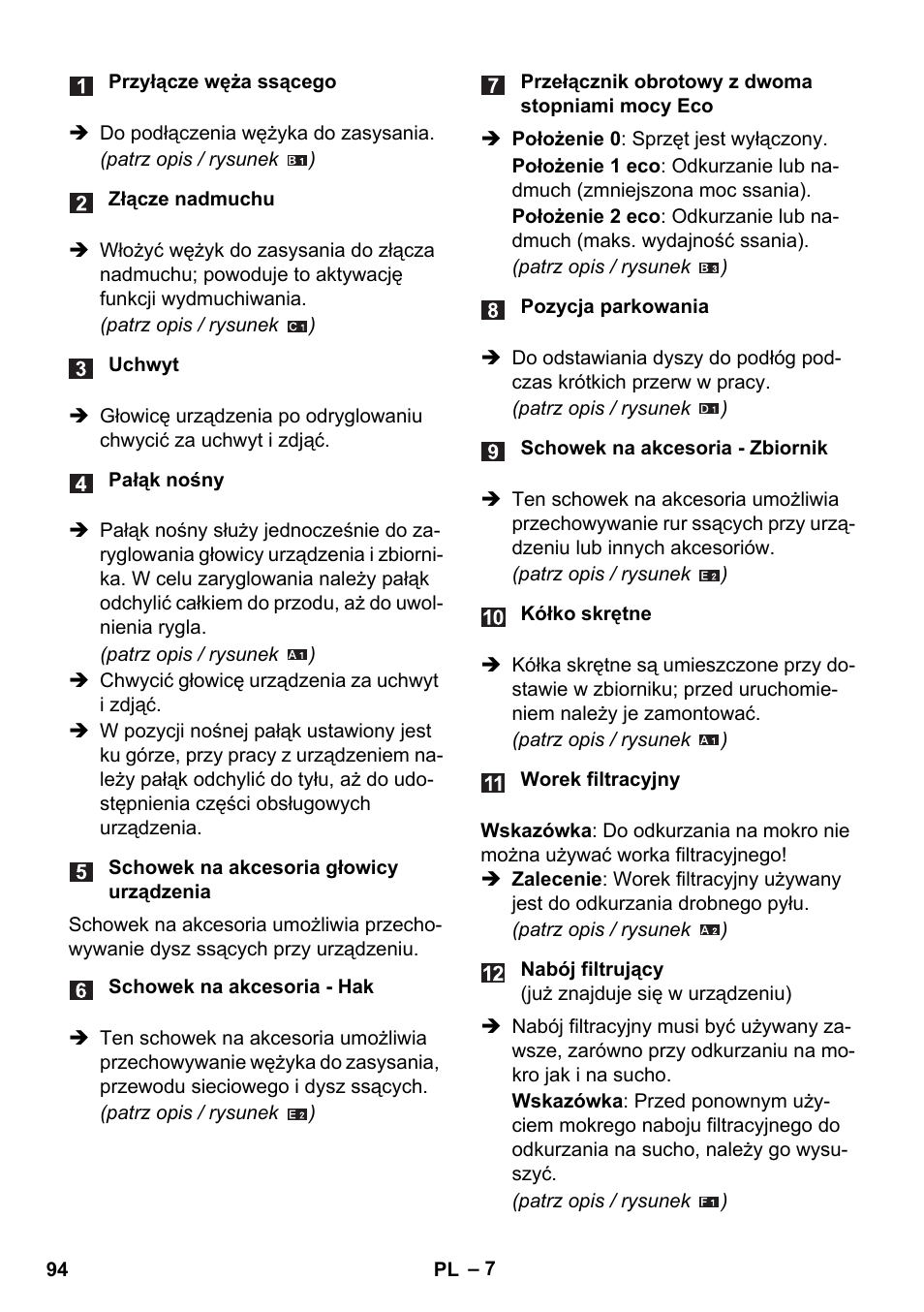 Karcher WD 5-800 eco!ogic User Manual | Page 94 / 158