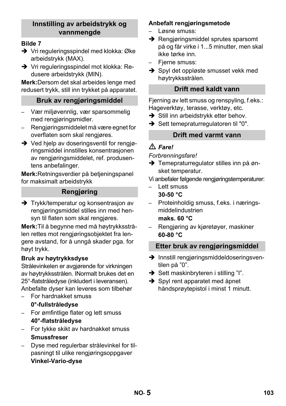 Karcher HDS 650 4M BASICEU-I User Manual | Page 103 / 328