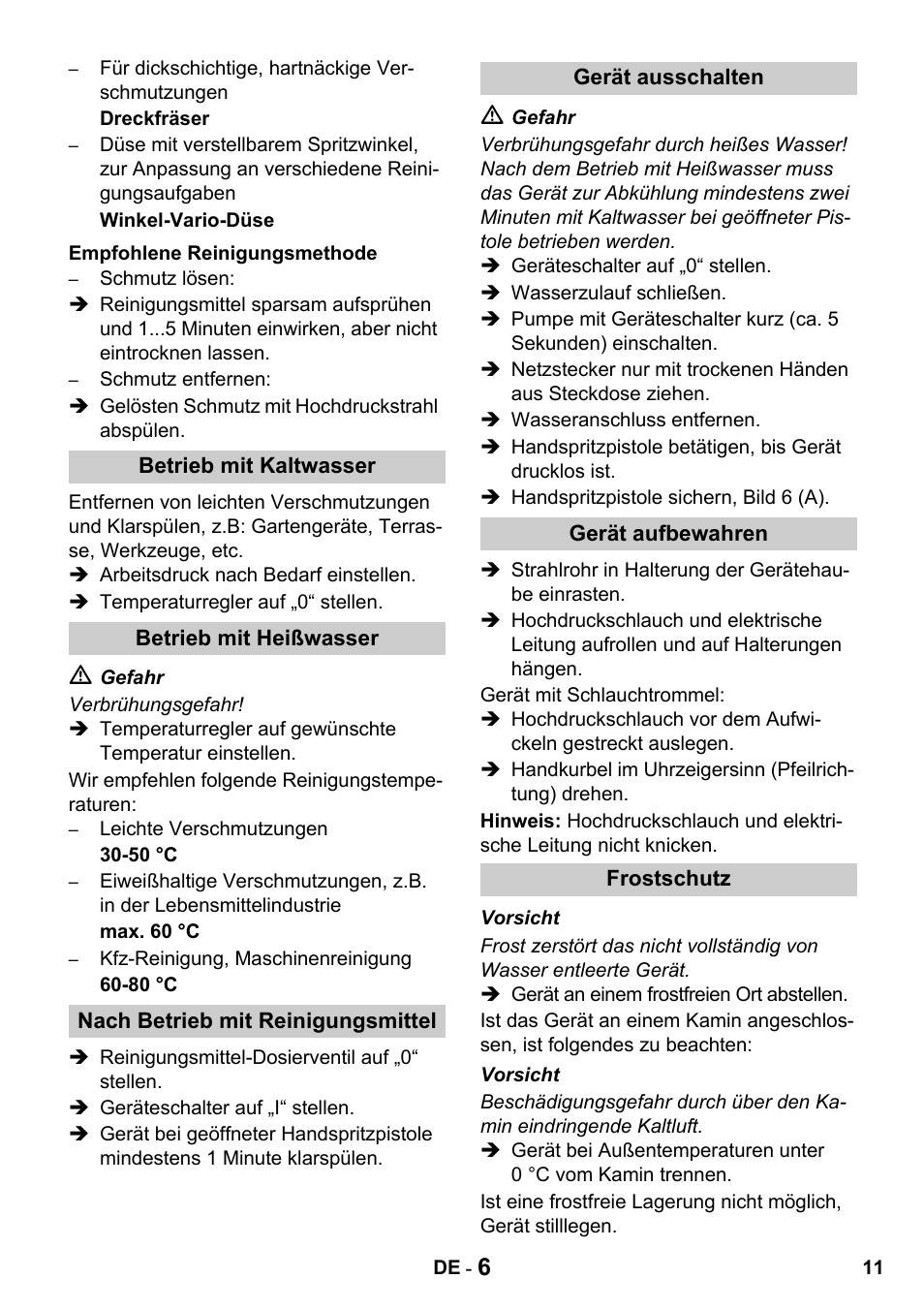 Karcher HDS 650 4M BASICEU-I User Manual | Page 11 / 328