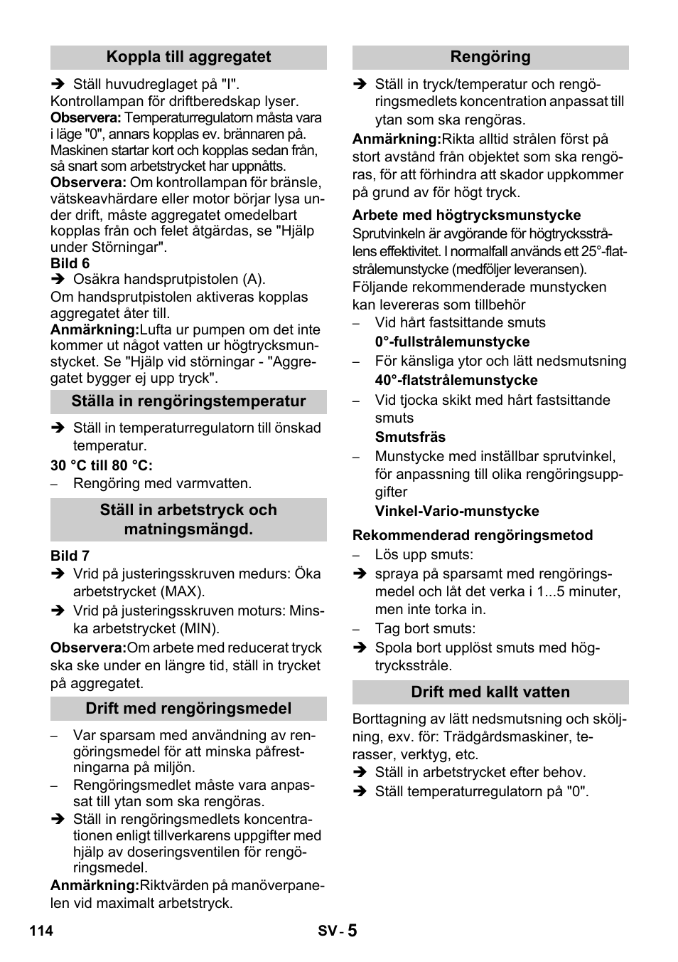 Karcher HDS 650 4M BASICEU-I User Manual | Page 114 / 328