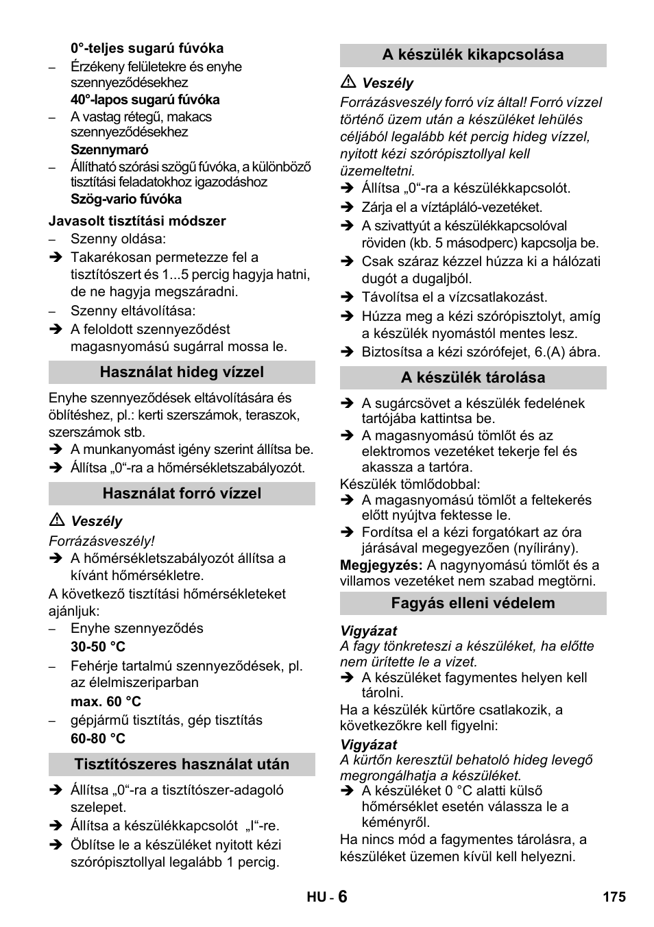 Karcher HDS 650 4M BASICEU-I User Manual | Page 175 / 328