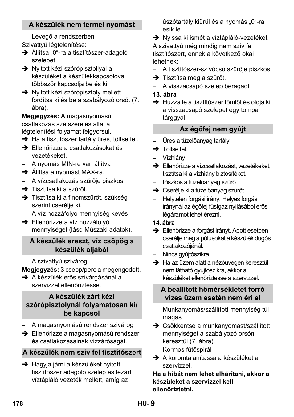Karcher HDS 650 4M BASICEU-I User Manual | Page 178 / 328