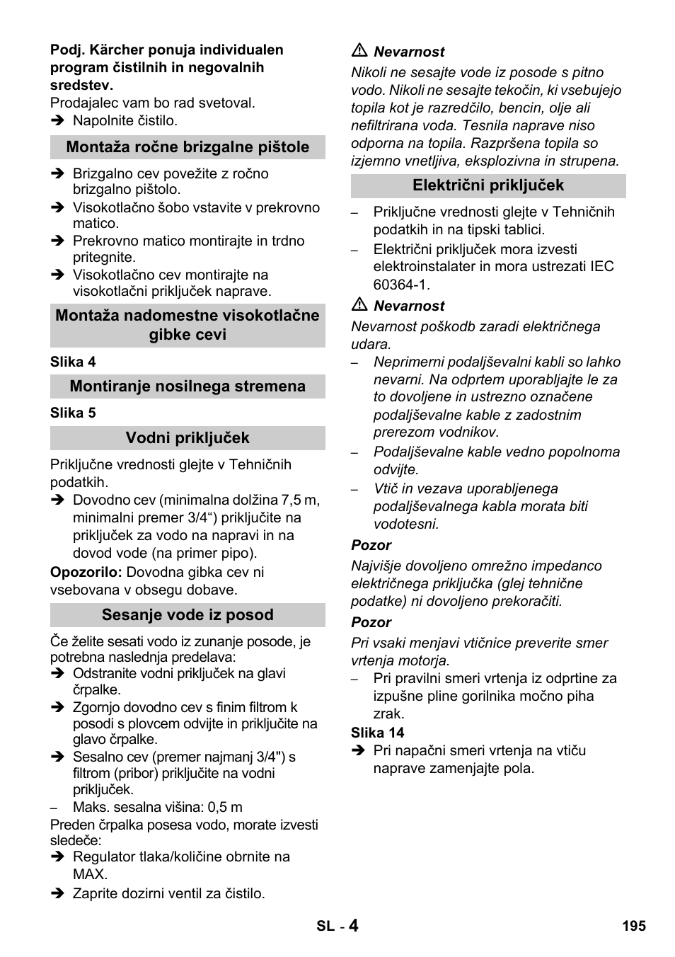 Karcher HDS 650 4M BASICEU-I User Manual | Page 195 / 328