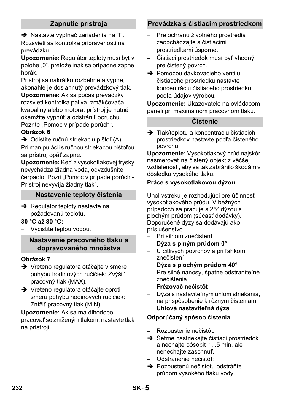 Karcher HDS 650 4M BASICEU-I User Manual | Page 232 / 328