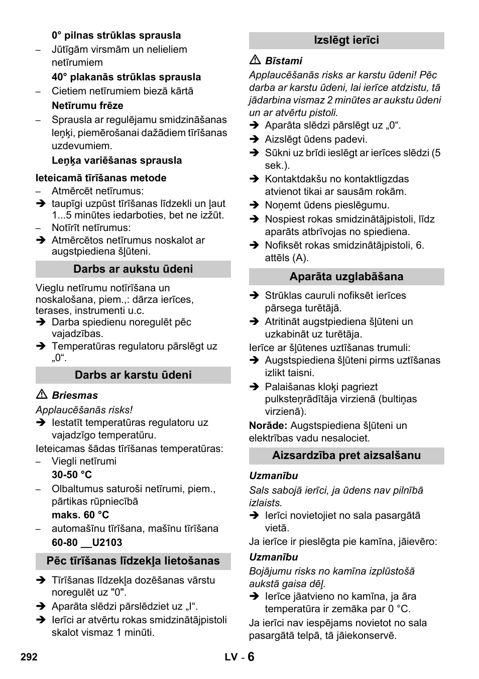 Karcher HDS 650 4M BASICEU-I User Manual | Page 292 / 328