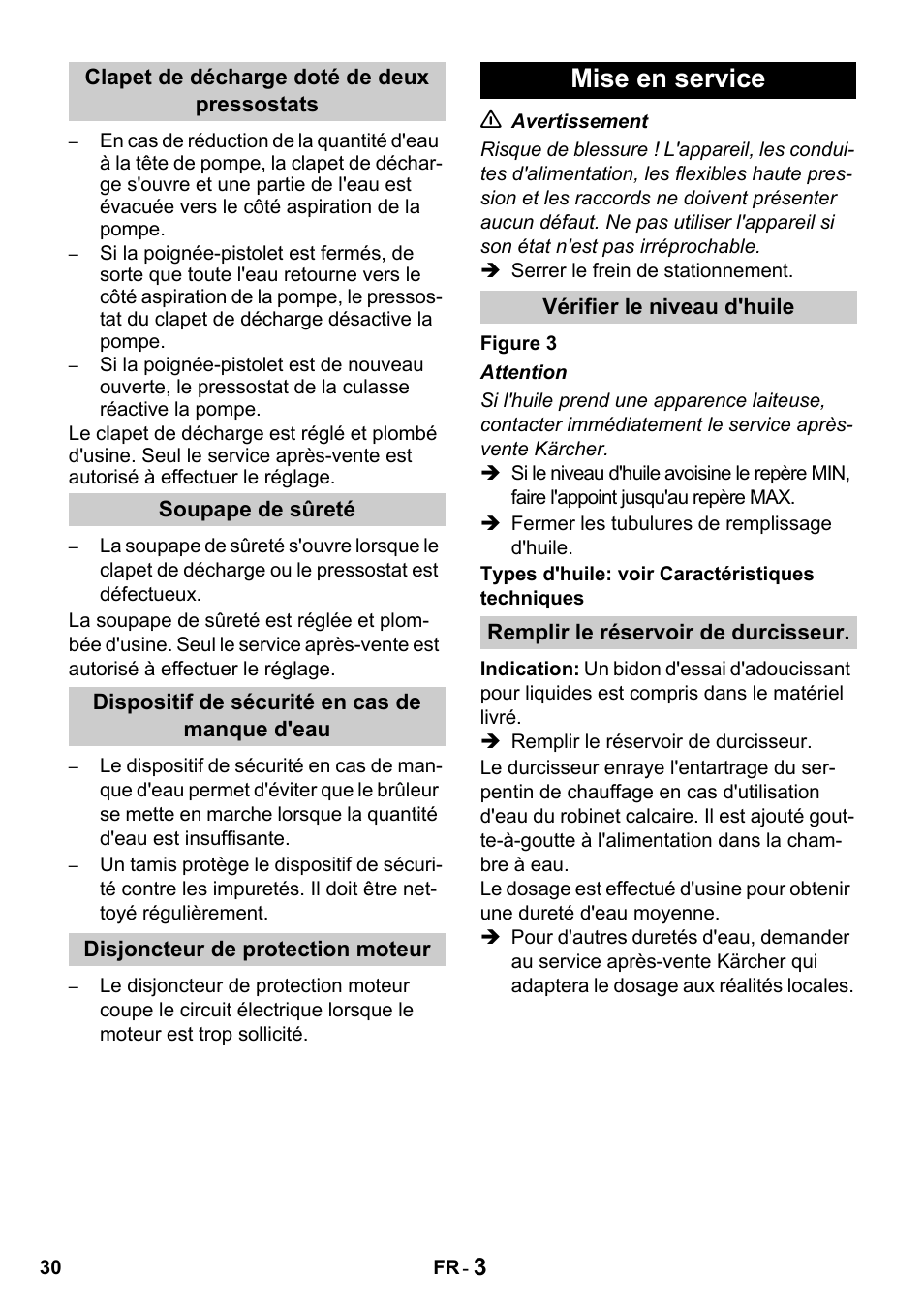 Mise en service | Karcher HDS 650 4M BASICEU-I User Manual | Page 30 / 328
