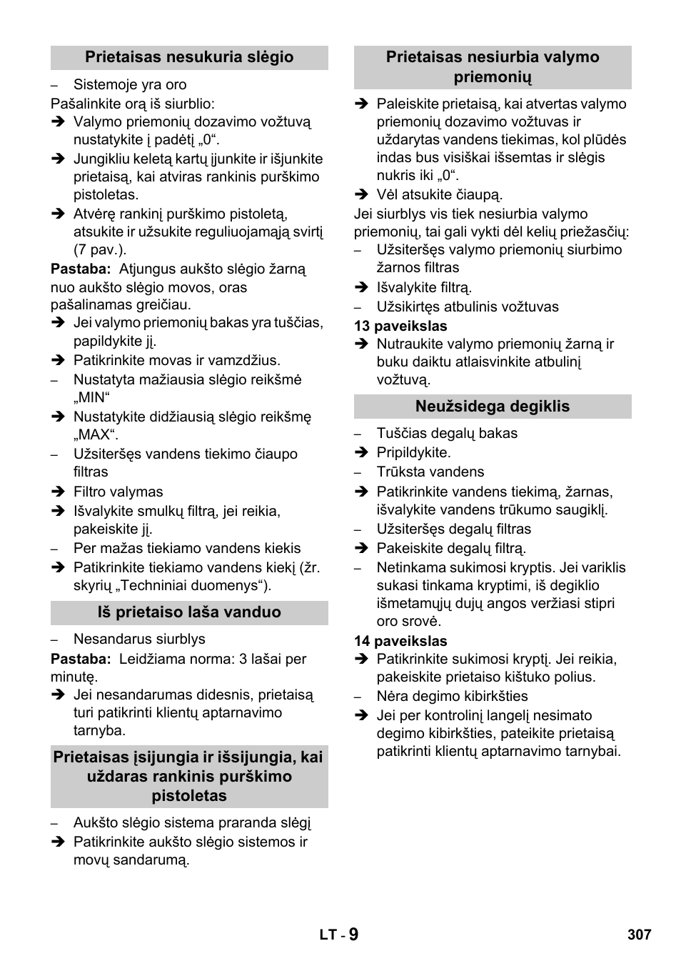 Karcher HDS 650 4M BASICEU-I User Manual | Page 307 / 328