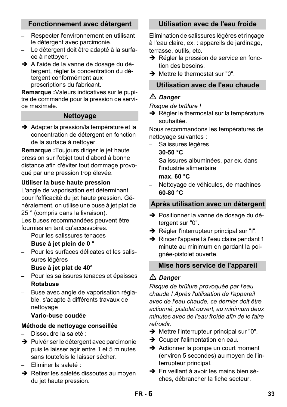 Karcher HDS 650 4M BASICEU-I User Manual | Page 33 / 328