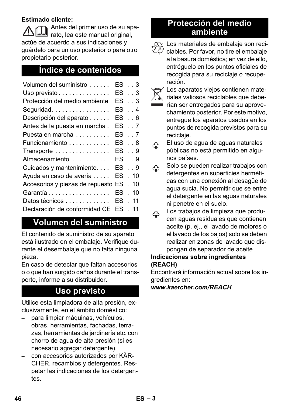 Karcher K 2 Compact Car User Manual | Page 46 / 244