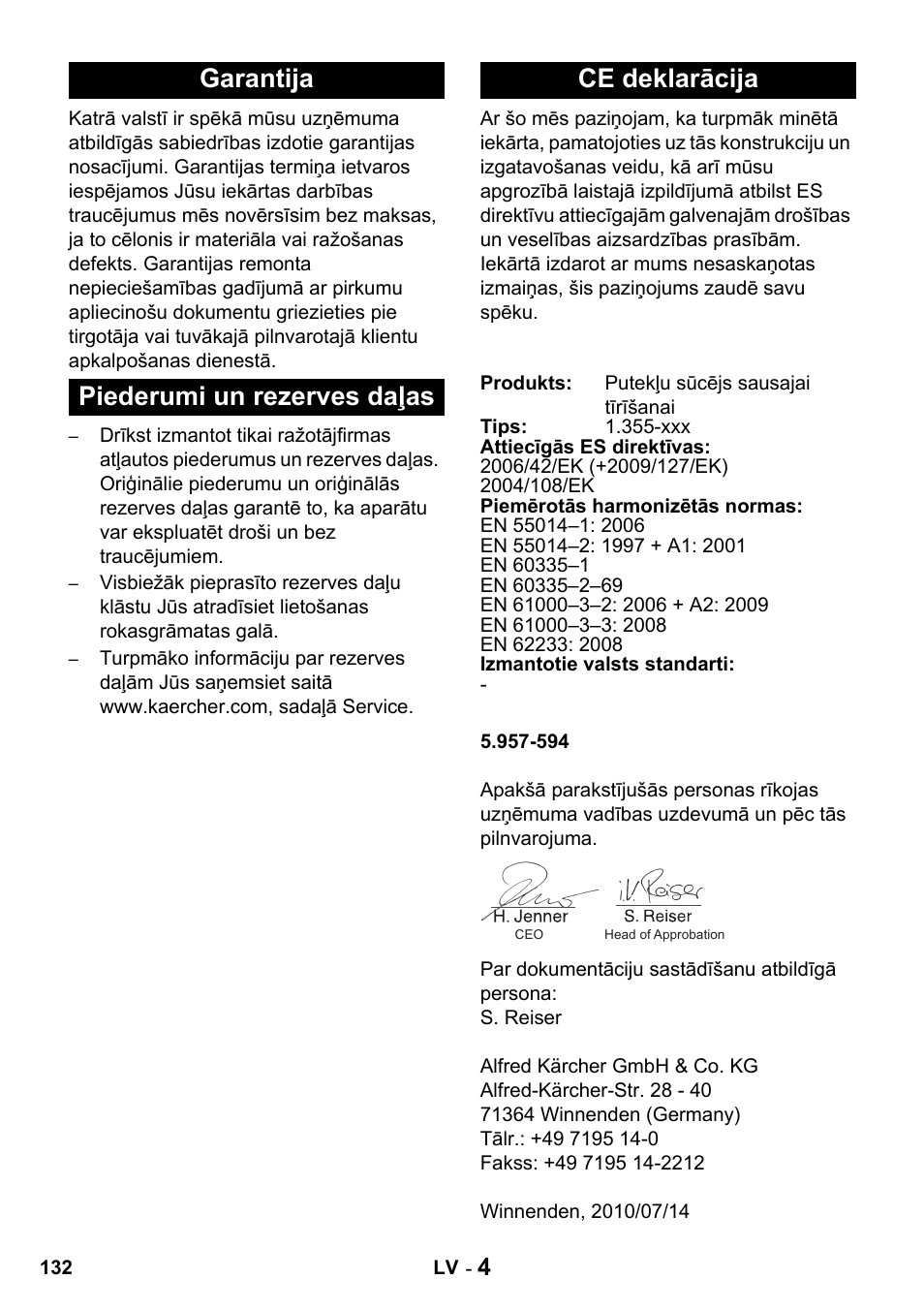 Karcher T 15-1 + ESB 28 Professional User Manual | Page 132 / 152