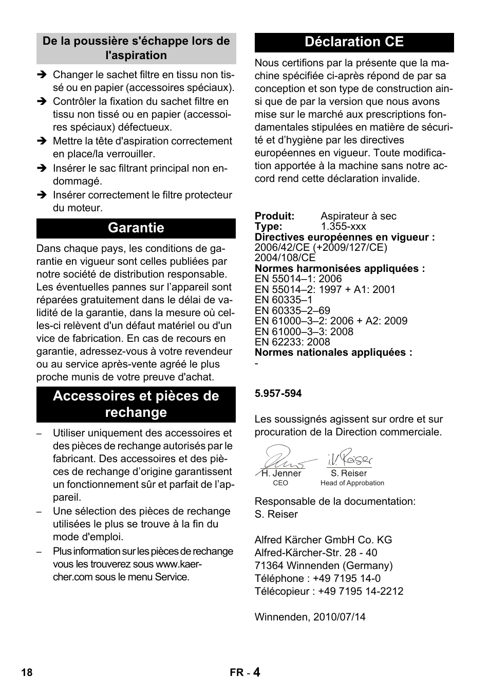 Karcher T 15-1 + ESB 28 Professional User Manual | Page 18 / 152