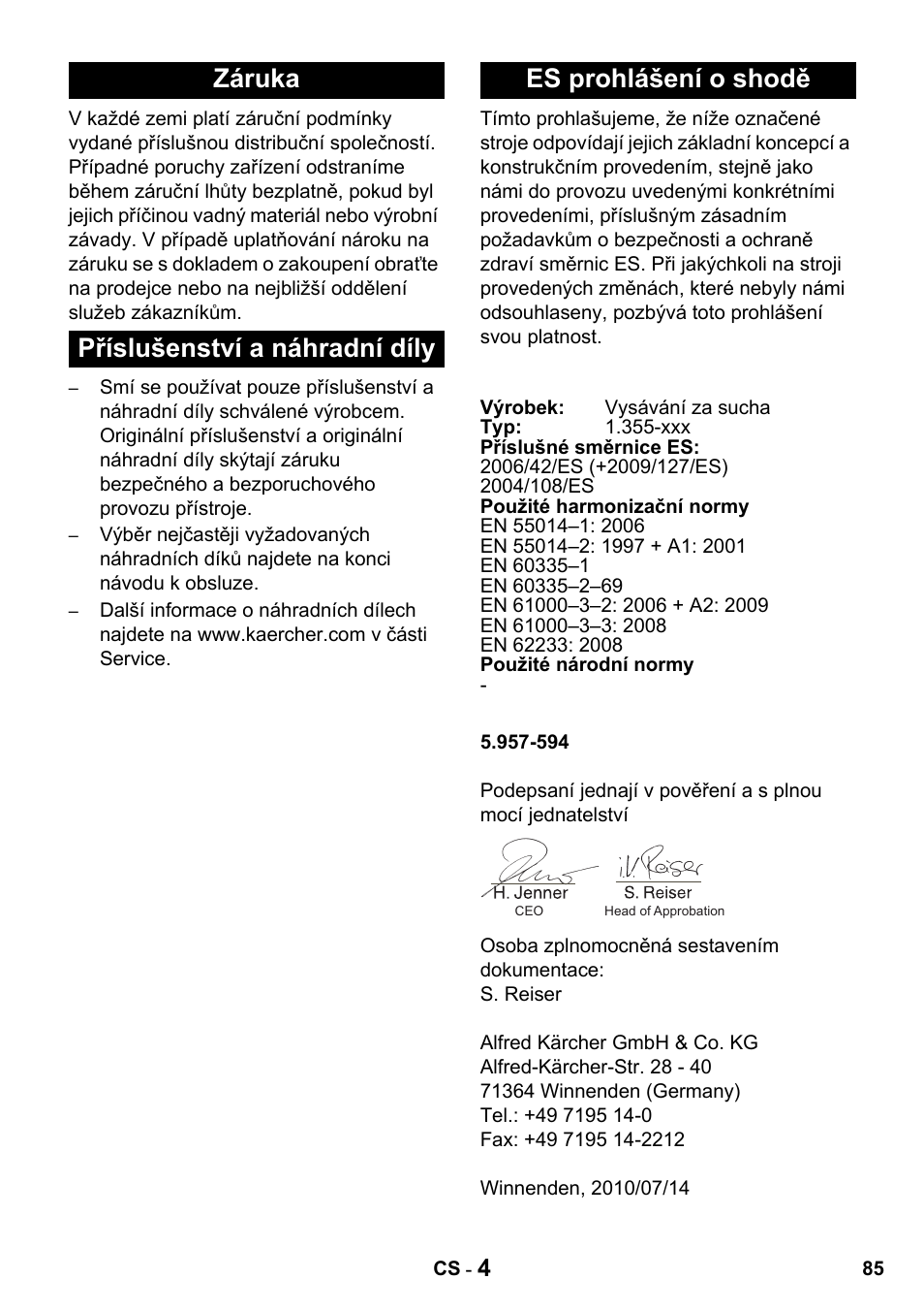 Karcher T 15-1 + ESB 28 Professional User Manual | Page 85 / 152