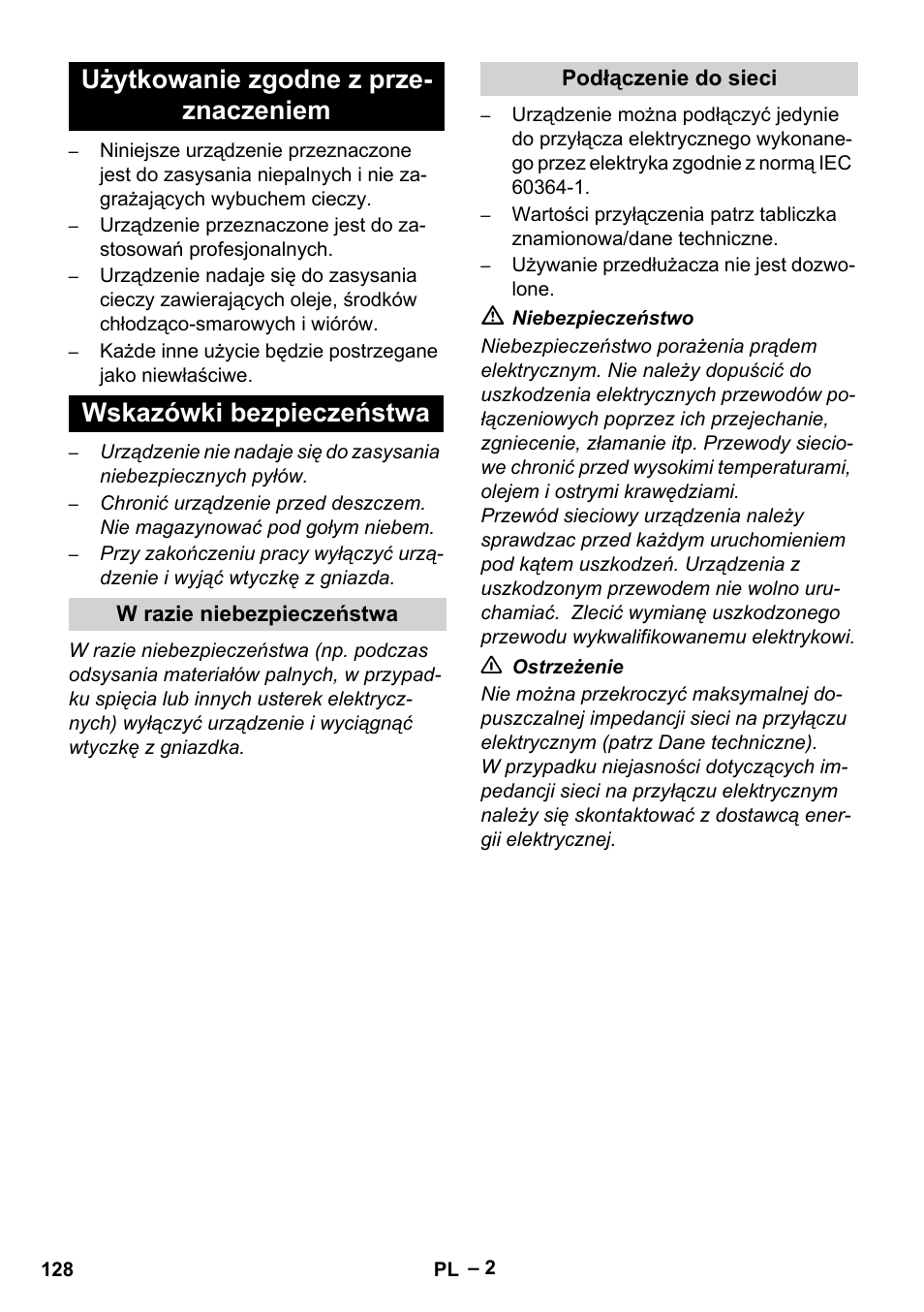 Karcher IVL 120-30 User Manual | Page 128 / 208