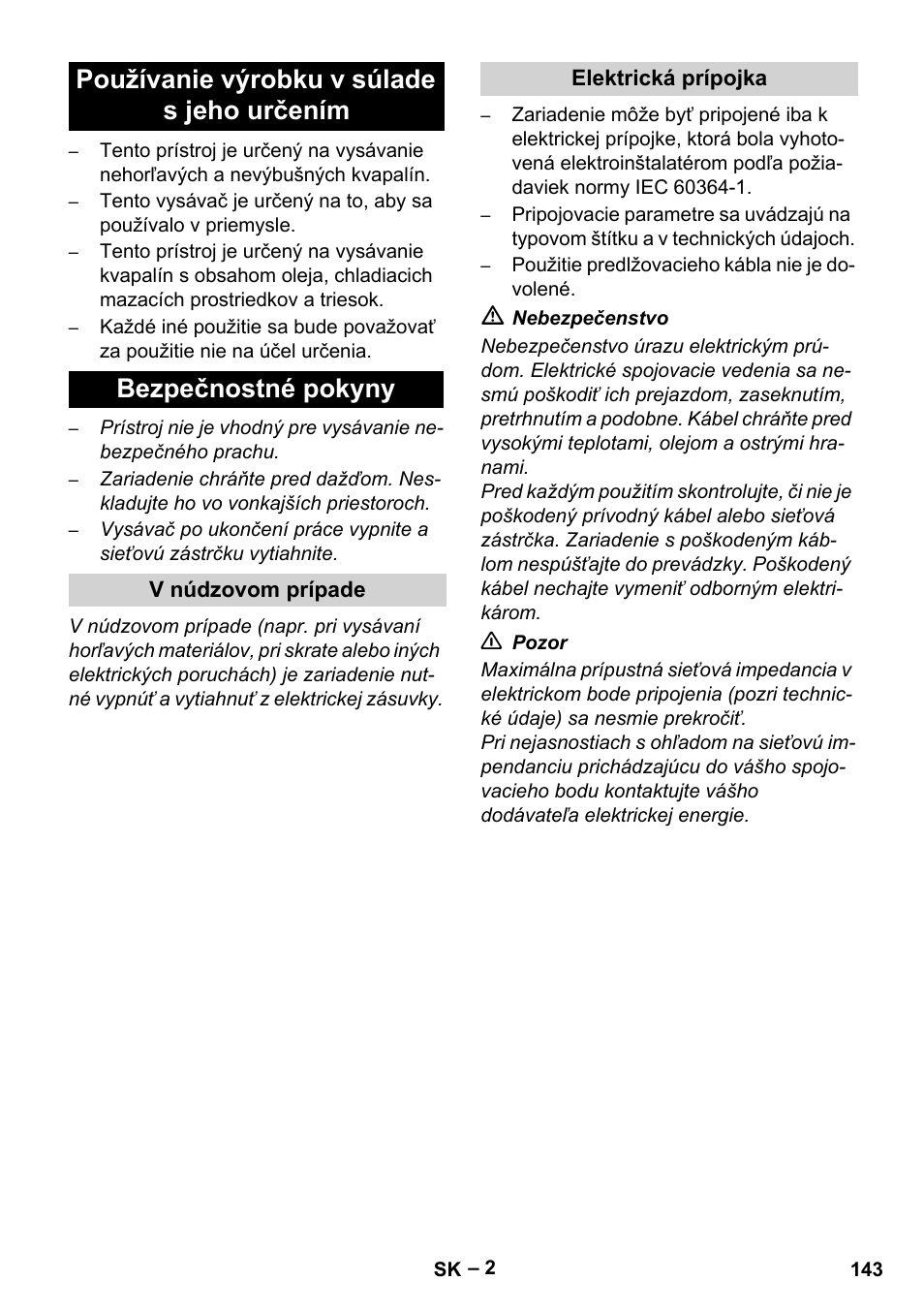 Karcher IVL 120-30 User Manual | Page 143 / 208