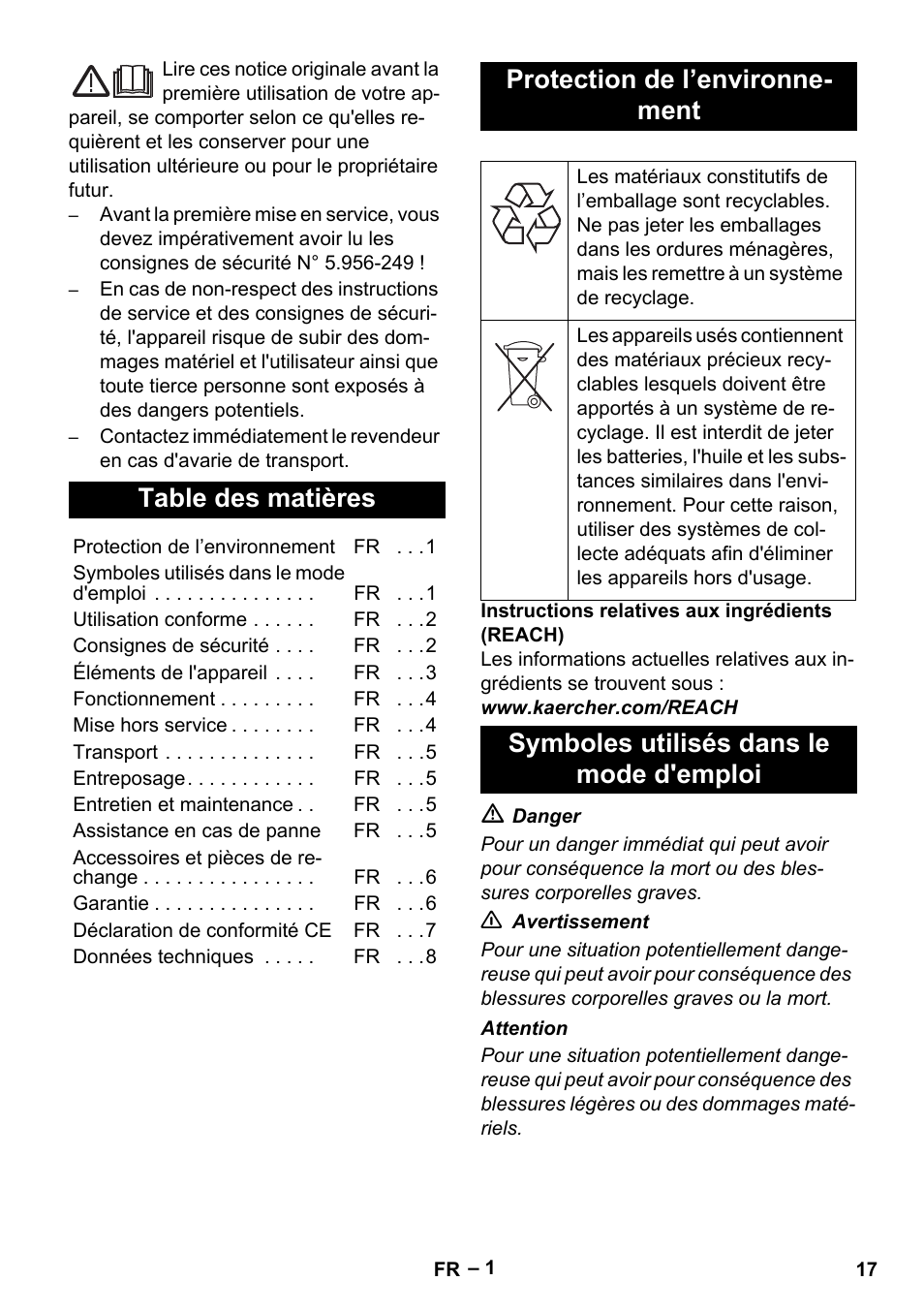 Karcher IVL 120-30 User Manual | Page 17 / 208