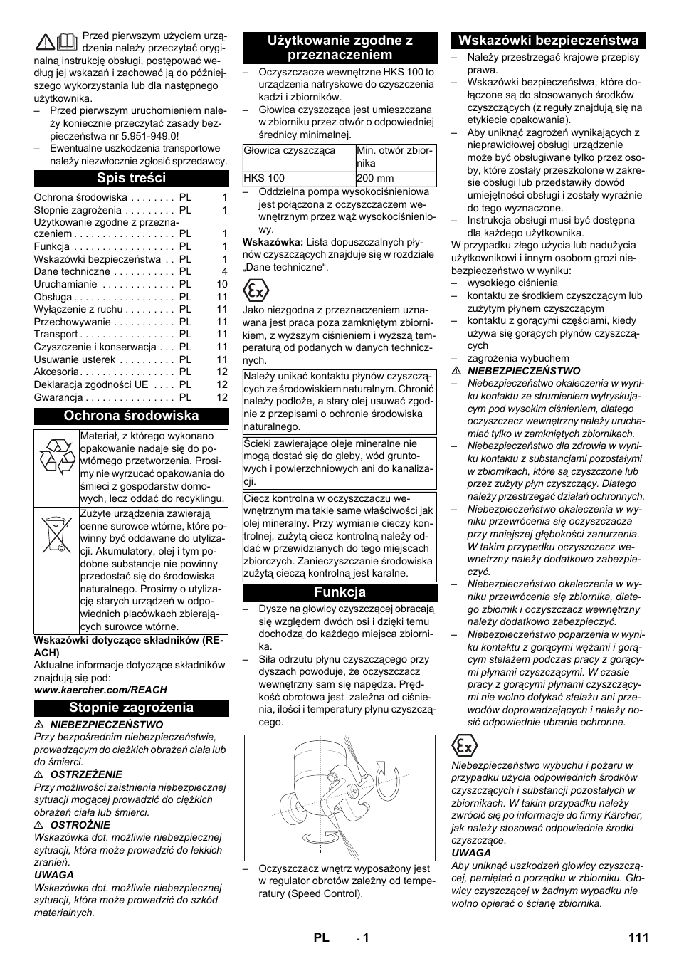 Karcher HKS 100 User Manual | Page 111 / 124