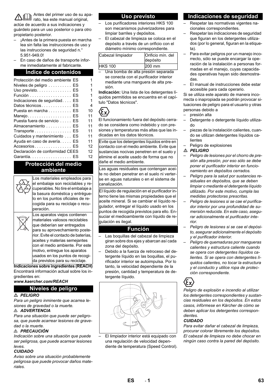 Karcher HKS 100 User Manual | Page 63 / 124