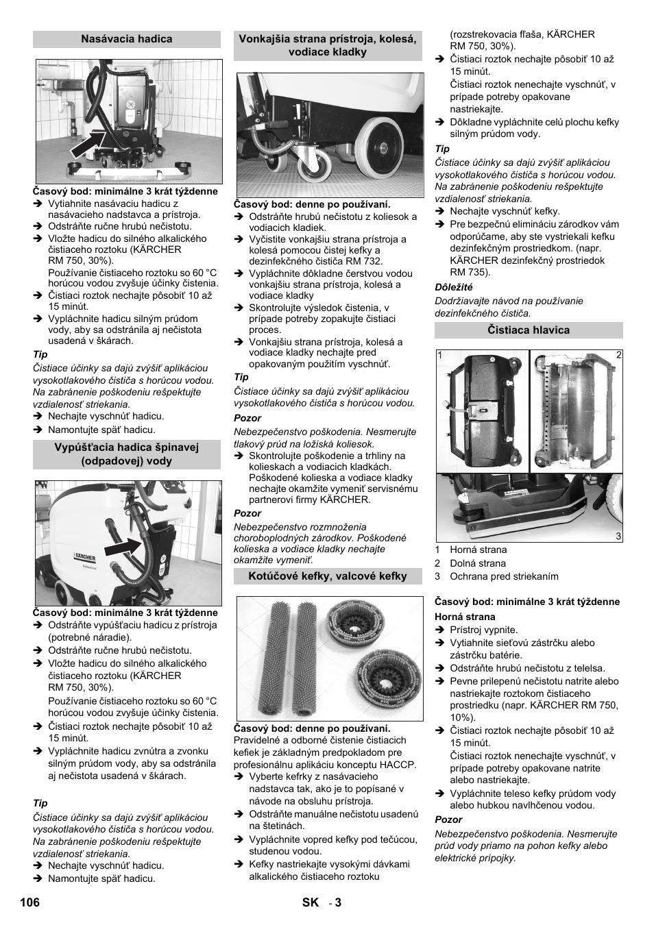 Karcher B 60 W Bp Pack Dose User Manual | Page 106 / 148