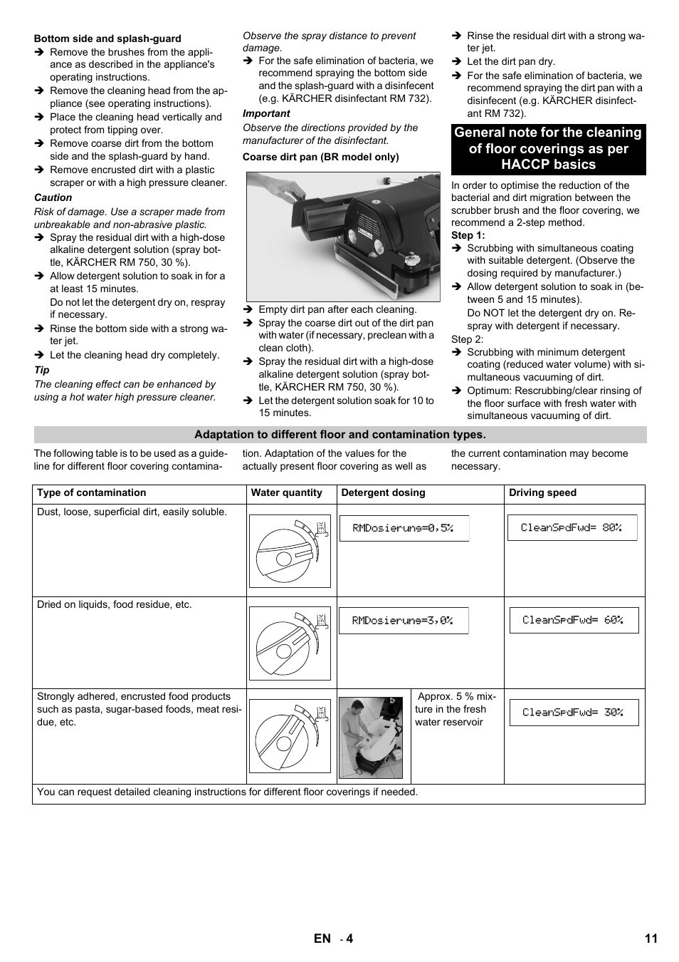 Karcher B 60 W Bp Pack Dose User Manual | Page 11 / 148